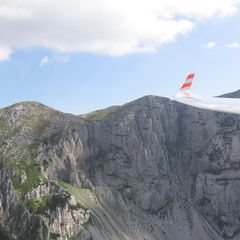Flugwegposition um 15:20:57: Aufgenommen in der Nähe von Livno, Bosnien und Herzegowina in 1723 Meter